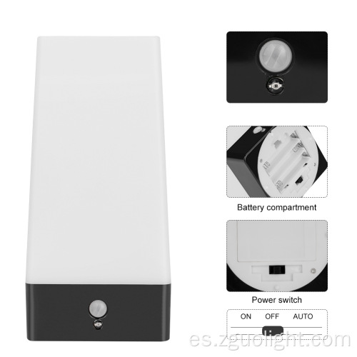 Lámpara de mesa LED Wireless PIR Motion Sensor LED